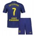 Atletico Madrid Antoine Griezmann #7 Bortedraktsett Barn 2025-26 Korte ermer (+ Korte bukser)